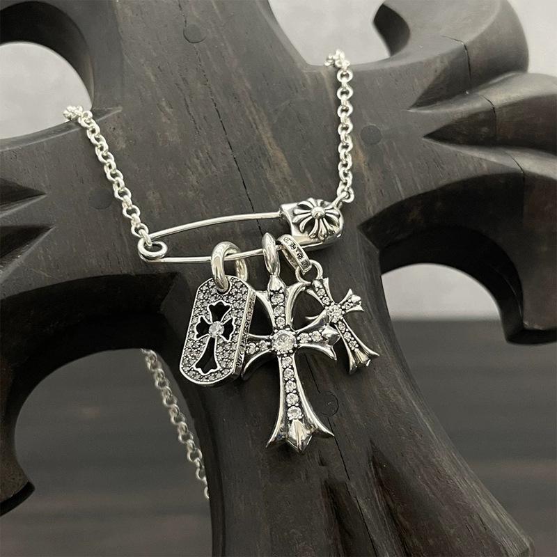 Chrome hearts necklace safety pin - Etsy 日本