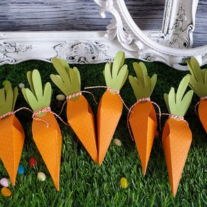 Carrot Box Gift Box Party Favor set of 8 image 2