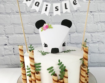 Panda Box | Cake Topper | Party Favor | Gift Box