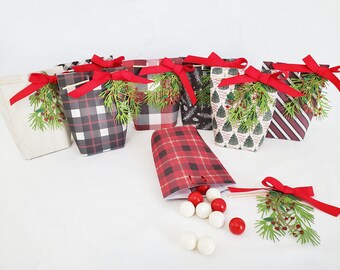 Woodland Holiday Gift Box | Party Favor – Set of 8