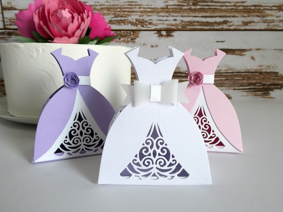 dress party favors Handmade Tiny Pink Crochet Dress Favors - Set of 6 Party Gift and Party Favors - Quinceanera or Baby Shower Favors - Hanger and Rack Options