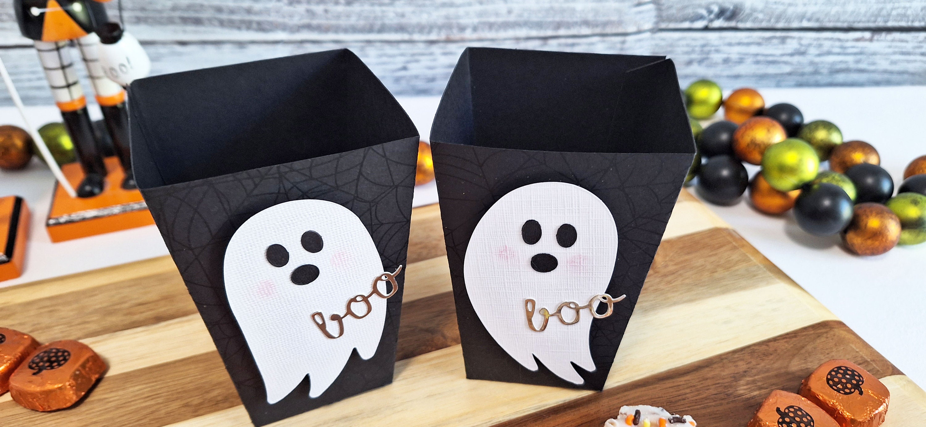 Cute Ghost Popcorn Box | Favor Box - Set of 6 - Etsy