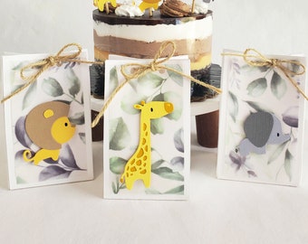 Baby Jungle Party Favors | Gift Bags – set of 6