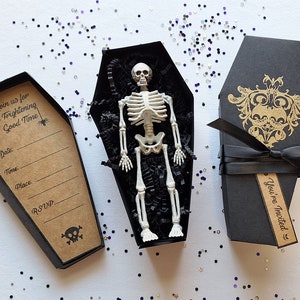 Coffin Invitations or Party Favors | Gift Box – Set of 6