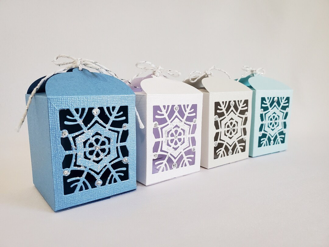 Snowflake Party Favor | Gift Box – Set of 8 - Etsy