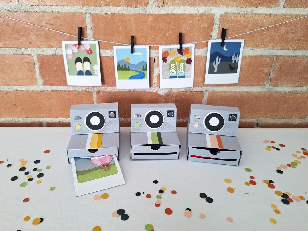 Camera Gift Box | Party Favor - Set of 6 - Etsy