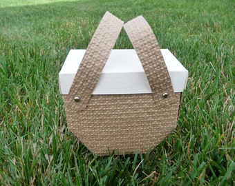 Little Picnic Basket Party Favor | Gift Box - set of 6