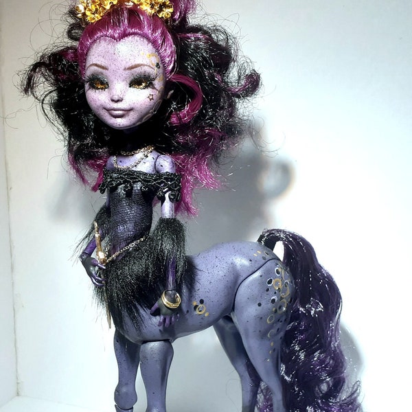 OOAK Monster High Hybrid Doll (Purple Centaur)