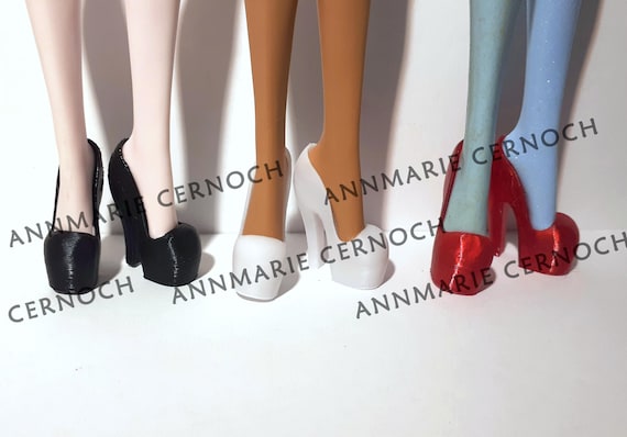 3D Printed OOAK Doll Shoes G1