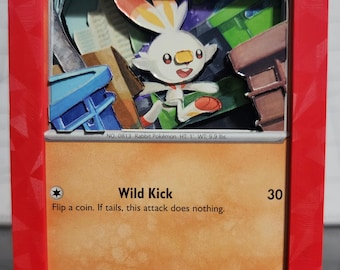 Scorbunny Shadow Box w/ Frame