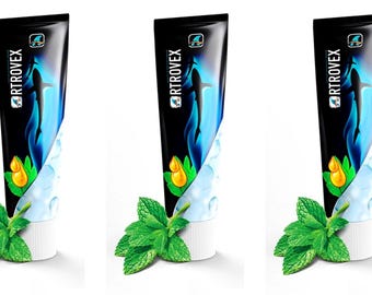 Crema cosmética Artrovex, paquete de 3 x 100 ml / Cuidado de articulaciones y músculos / Directo de fábrica / Envío rápido a todo el mundo (UE, EE. UU., Reino Unido) / Distribuidor autorizado