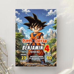 Dragon ball birthday card - Etsy 日本