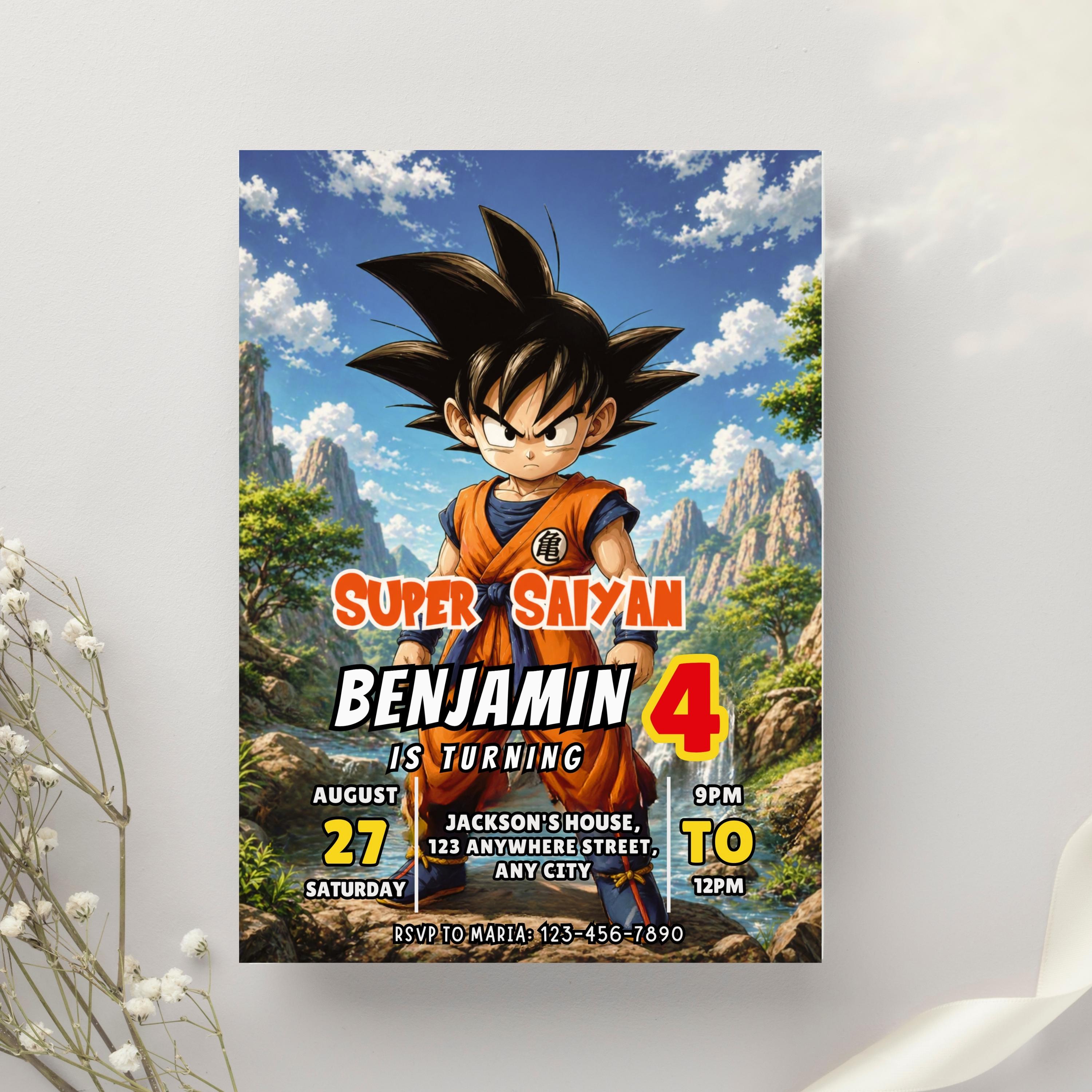 Dragon ball birthday card - Etsy 日本