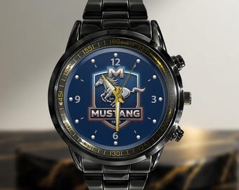 Mustang Logo Watch, A Gift for Automotive Lover