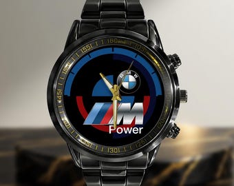 BMW Watch, Car Lover Wristwatch Gift, BMW Power Design