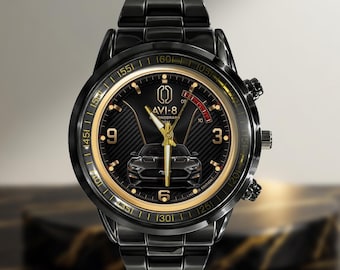 The AVI-8 Mustang Watch, Inspired by the Mustang, is a Gift for Auto Enthusiast