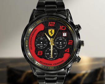 Ferrari Inspired Red Motorsport Watch – Luxury Racing
