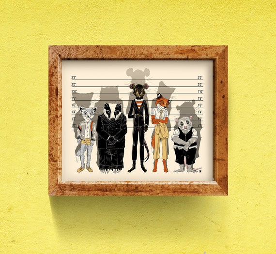 Unusual Suspects--art Print 11x14 - Etsy