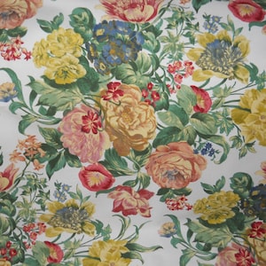 Upholstery Fabric, Drapery Fabric, Flowers Fabric, Home Decor Fabric, Pillow Fabric, Decorative Fabric, Fabric By The Yard/Half Yard