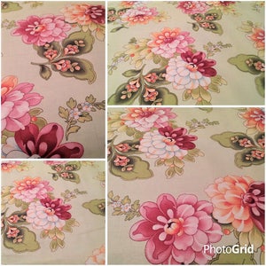 Quilting Fabric, Floral Fabric, Crafting Supplies, Diy/Apparel/Curtain, Sewing Supplies, Cotton Cloth, Fabric By The Yard/Half Yard
