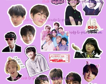 BTS Printable Stickers
