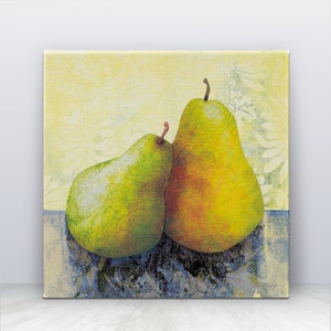 Two Pears Print Wall Art | DOWNLOADABLE Fine Art Print