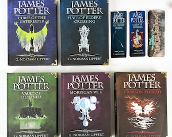 James Potter Series Hardcover Book Wizarding School Fantasy Special Edition Bookshelf Gift Set
