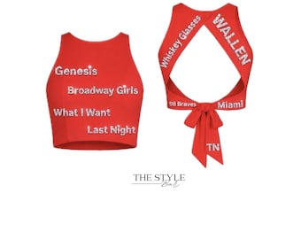 Custom Rhinestone Tank Top