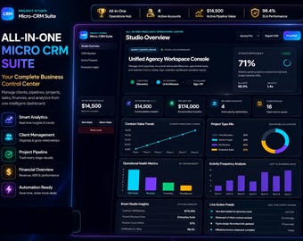 Client Project Studio, Interactive Freelance Dashboard CRM, Customer Management Portal, Web App Onboarding Suite, Business Ledger Hub