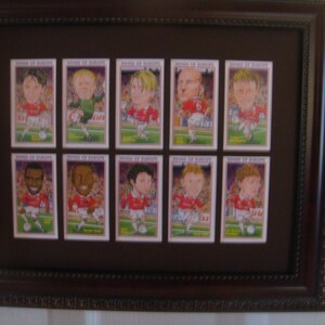 MANCHESTER UNITED FC Unusual pictures Caricatures Buy Unframed 23.99 Dollars or Framed 47.99 Dollars image 2