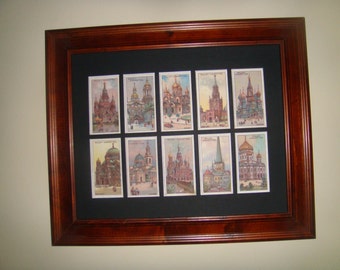 MOSCOW and other RUSSIAN or USSR Cities - Antique PicturesBuy Unframed for 23.99 (Dollars)  or  Framed for 47.99 (Dollars