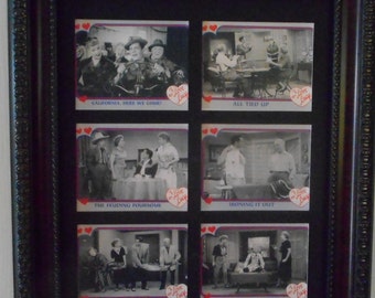 I LOVE LUCY - Original collectors cards in framesBuy Unframed for 23.99 (Dollars)  or  Framed for 47.99 (Dollars)