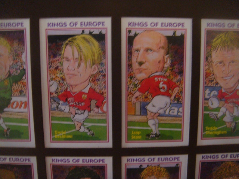 MANCHESTER UNITED FC Unusual pictures Caricatures Buy Unframed 23.99 Dollars or Framed 47.99 Dollars image 3
