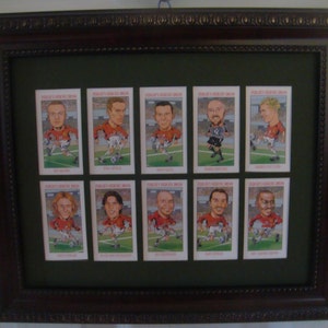 MANCHESTER UNITED FC Unusual pictures Caricatures Buy Unframed 23.99 Dollars or Framed 47.99 Dollars image 4