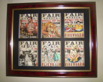 CIRCUS (CIRQUE) - POSTERS  (Make us an offer - we may accept !! )Buy Unframed for 23.99 (Dollars)  or  Framed for 47.99 (Dollars