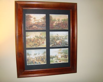 AMERICAN CIVIL WAR - Pictures of many of the Battles Buy Unframed for 29.999 (Dollars)  or  Framed for 47.99 (Dollars