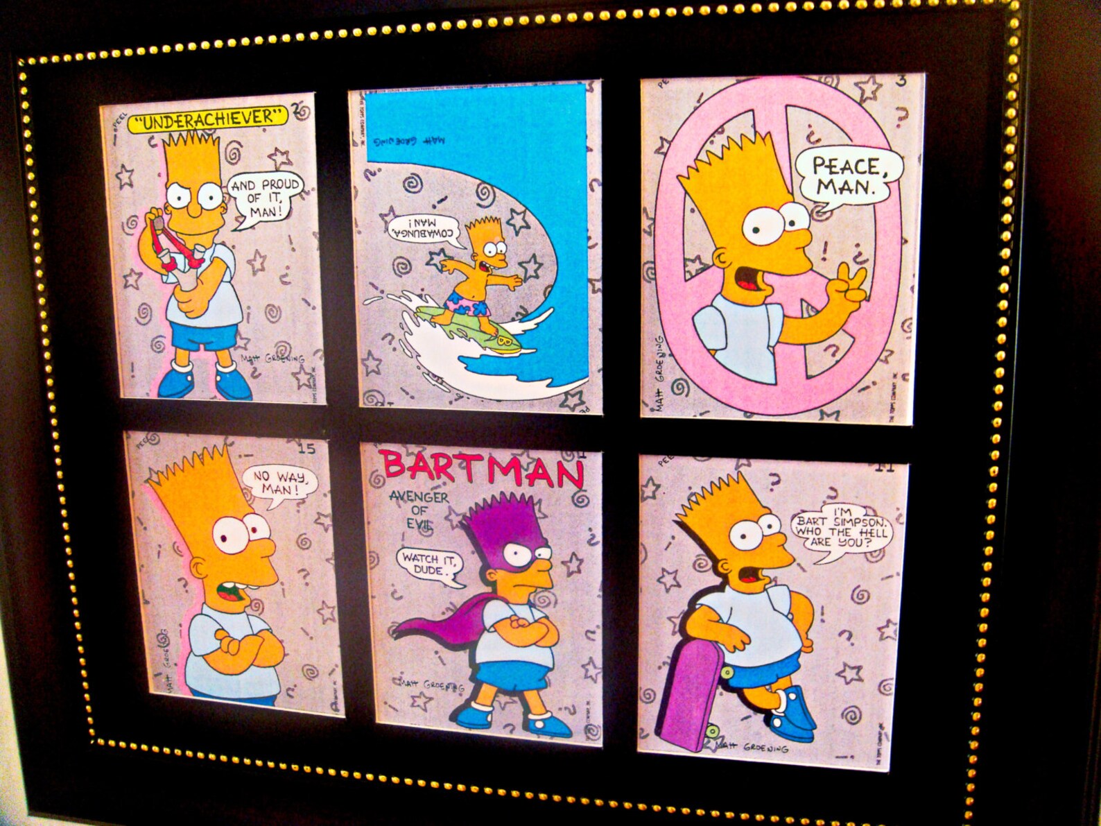 THE SIMPSONS Pictures in Frames Make us an offer you Etsy
