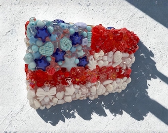 Stars, Stripes & Chaos Maximalist Clutch