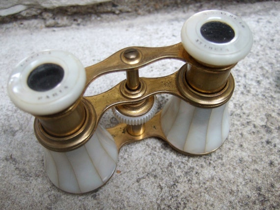 Opulent Mother of Pearl Opera Glasses from Paris … - image 5