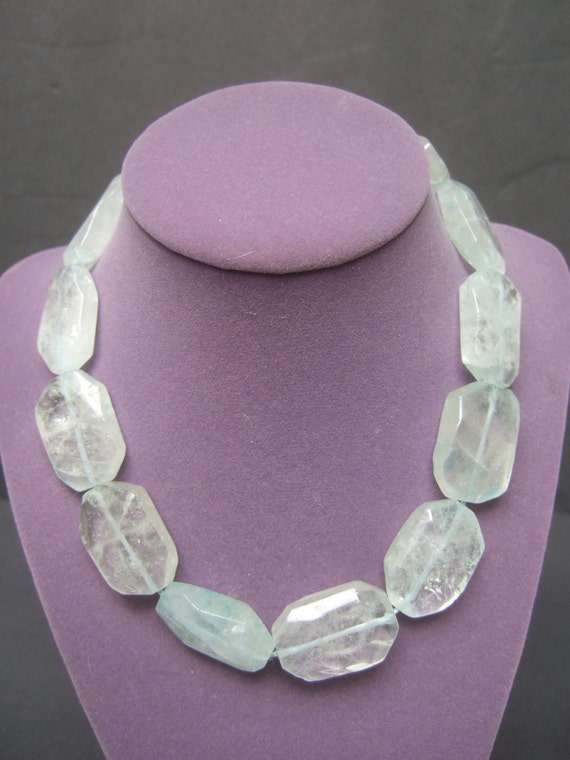 Chunky Glass Crystal Choker Necklace