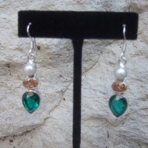 Sterling Artisan Semi Precious Dangle Earrings image 2