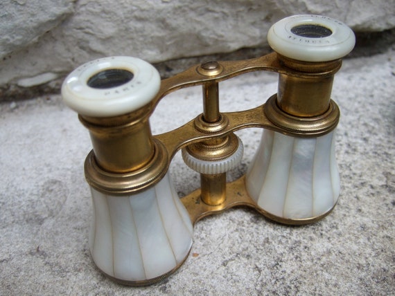 Opulent Mother of Pearl Opera Glasses from Paris … - image 2