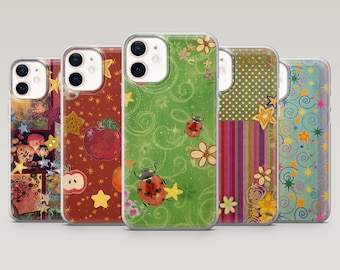 Retro Whimsy Phone Case Whimsical Tweecore Cover for iPhone 17Pro 16, 15, 14, 13, 12, Samsung S26, S25, S24, S23Fe, A16, A56, Pixel 10, 9Pro