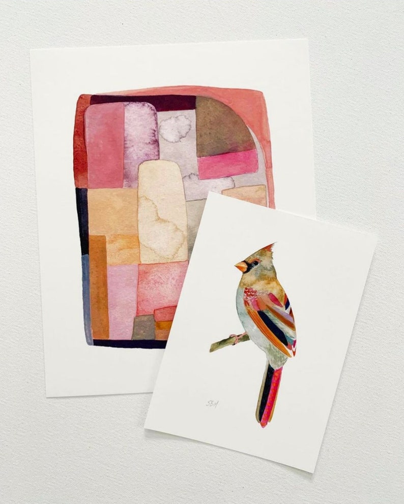 Discounted Art Prints Set. Gallery Wall Art Prints. Watercolor Etsy