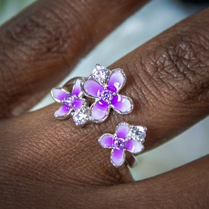 Sterling Silver Lilac Ring