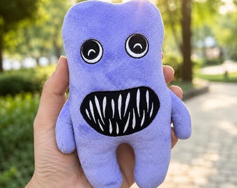Rainbow Friends Purple Plush, Roblox Chapter 2 Purple Vent Monster Toy, Fanmade Full Body Purple Plushie, Creepy Cute Horror Game Gift