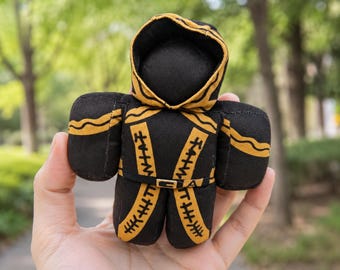 1x1x1x1 Roblox Forsaken Plush, Skeleton Hacker Toy with Twin Swords & Green Domino Crown, Custom Gamer Gift, Geeky Room Decor Stuffed Animal