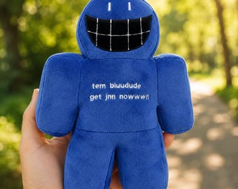 Forsaken Bluudud Plush Toy Tem Bluudude Get Jnn Nowww Stuffed Animal Roblox Gamer Collectible Doll Coolkidd Universe Gaming Gift Plushie