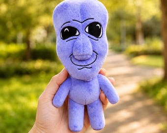 Smiling Critters CatNap Plush - Poppy Playtime Chapter 3 Purple Cat Plushie - Unofficial Fan Art Monster Toy - Gamer Gift