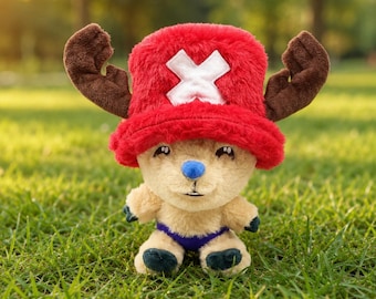 One Piece Tony Chopper Plush Kawaii Anime Stuffed Animal Cute Reindeer Toy Manga Fan Gift Cozy Room Decor